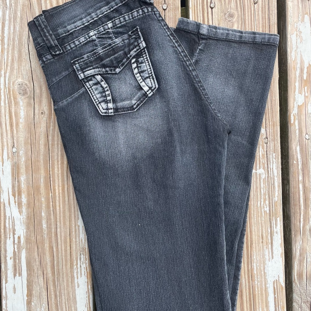 Omce Leven Classic Charcoal Women's Straight Leg Jeans